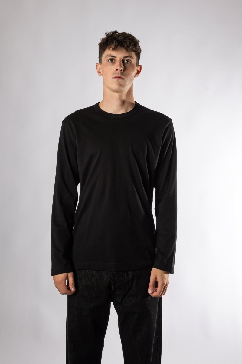 FOREVER LONG-SLEEVE - Black COMME DES GARÇONS SHIRT - vue de face portée — photo 1