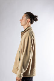 FLEECE BUTTON ANORAK BEIGE Kappy