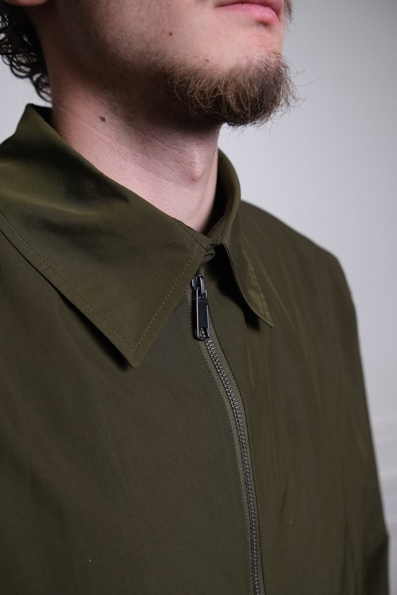 détail col chemise et poches blouson seventies baracuta g18 beech