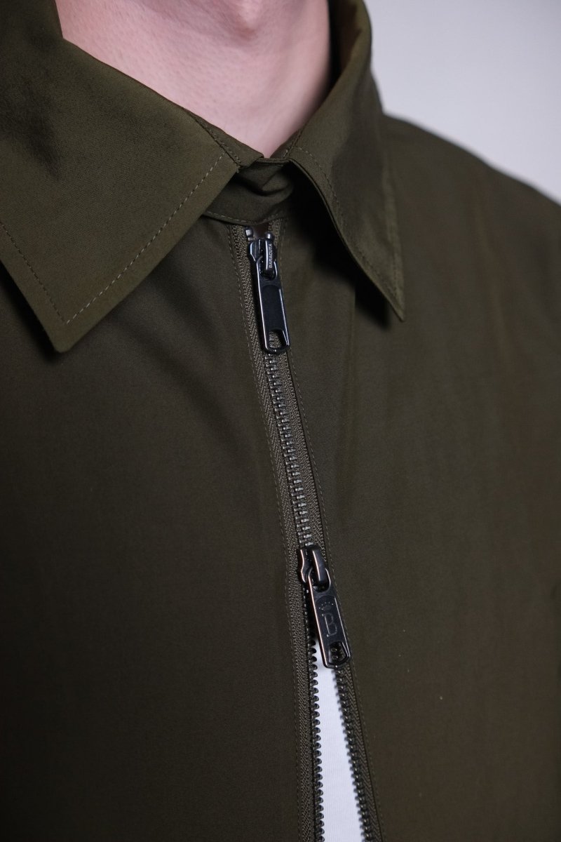 détail col chemise et poches blouson seventies baracuta g18 beech 4