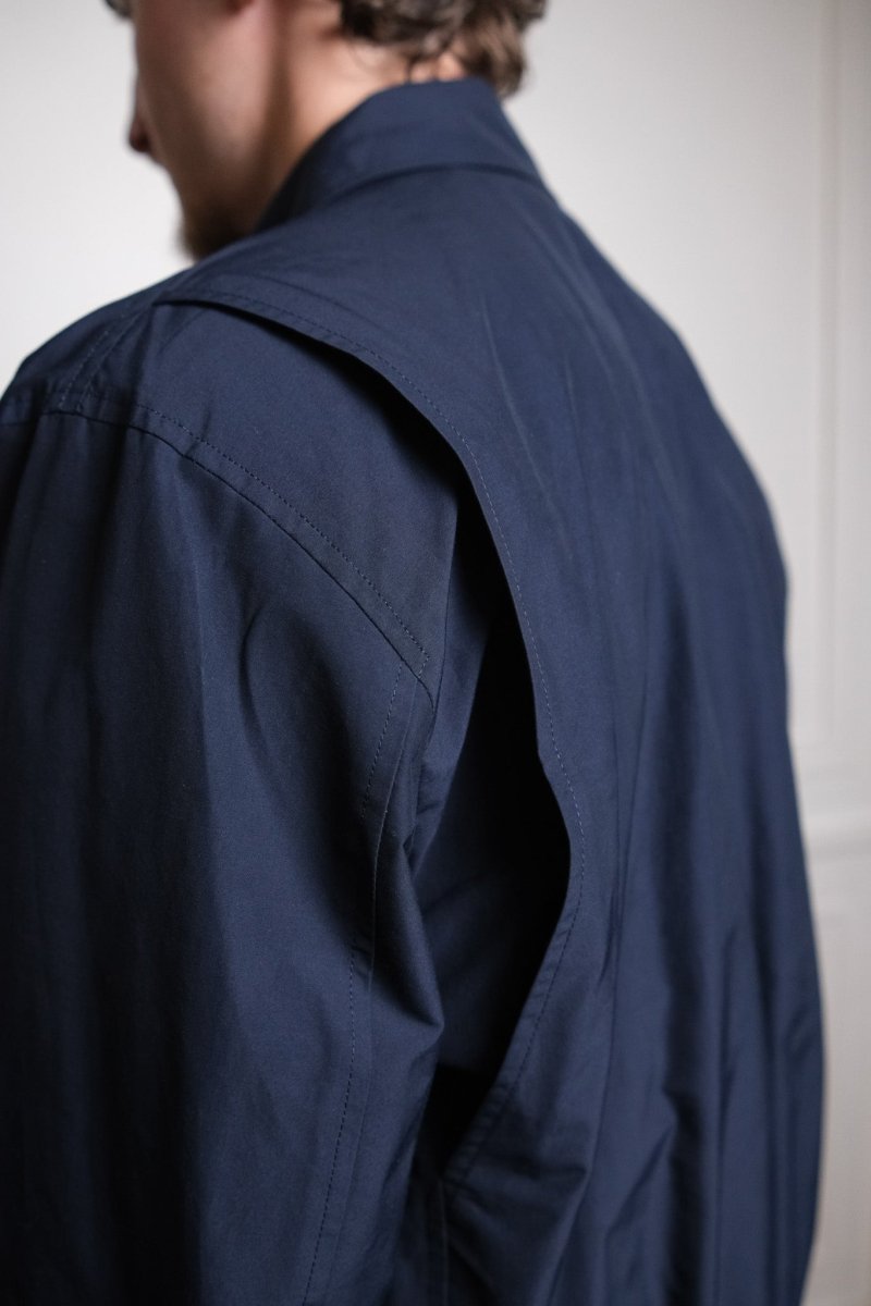 détail col chemise et poches blouson seventies baracuta g18 navy 6 — photo 8