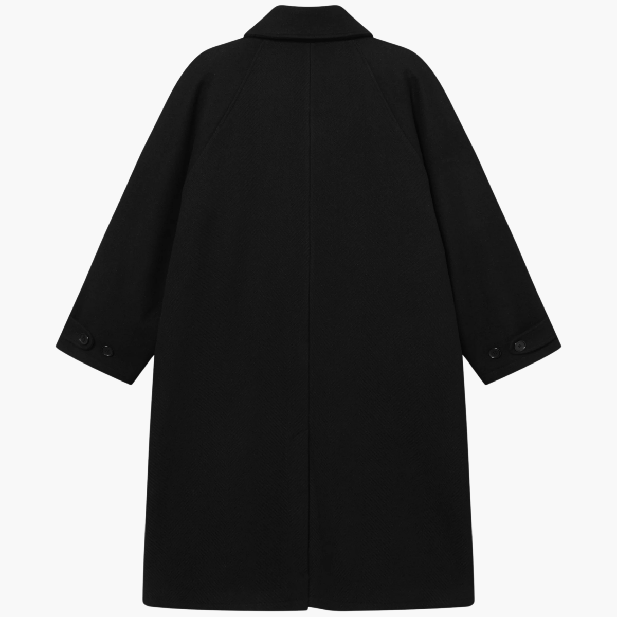 Dase Coat Black Contrast noir contrasté – vêtements homme Rennes – Aura Store Rennes