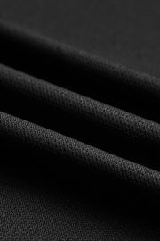Boxy Compression Training Tee - Black/Black - District Vision - détail tissu