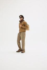 Fleece Track Pants - Melange Brown - District Vision - vue portée
