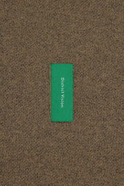 Fleece Track Pants - Melange Brown - District Vision - détail étiquette
