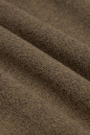 Fleece Track Pants - Melange Brown - District Vision - détail polaire
