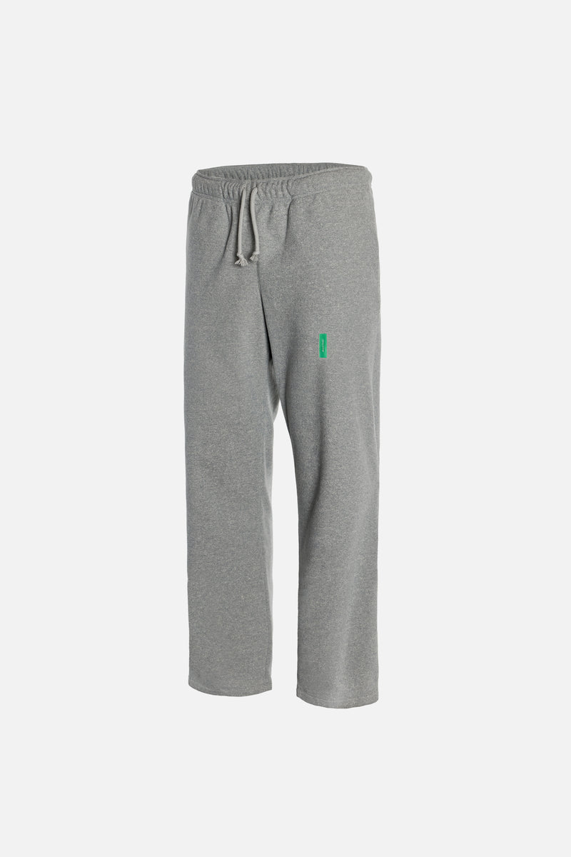 Fleece Track Pants - Melange Grey - District Vision - vue de face