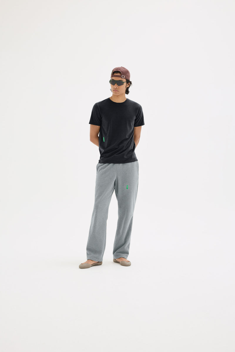 Fleece Track Pants - Melange Grey - District Vision - vue portée