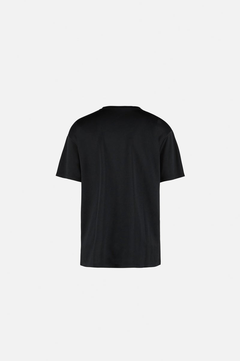 Short Sleeve Boxy Training Tee - Black Flame - District Vision - vue de dos