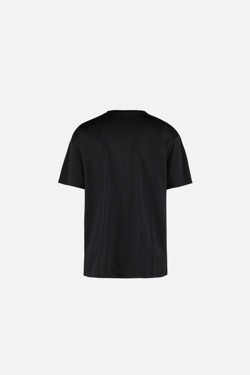 Short Sleeve Boxy Training Tee - Black Flame - District Vision - vue de dos