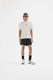 Short Sleeve Boxy Training Tee - Lunar White Flame - District Vision - vue portée