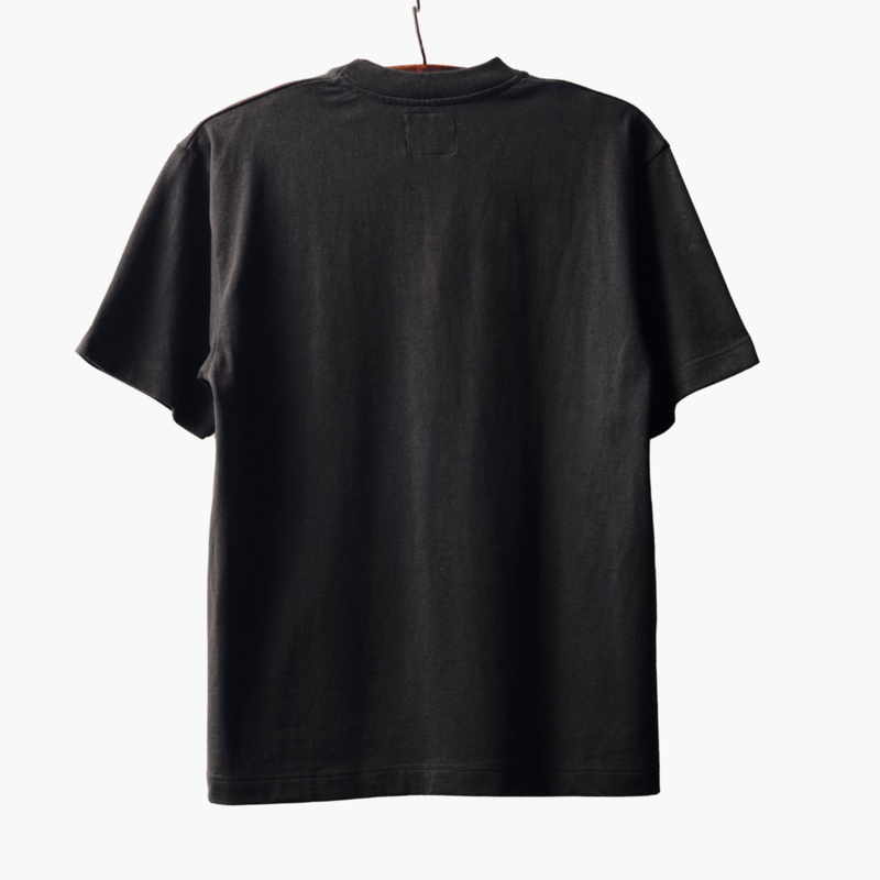 THE T-SHIRT FADED BLACK Verlan vue de dos 