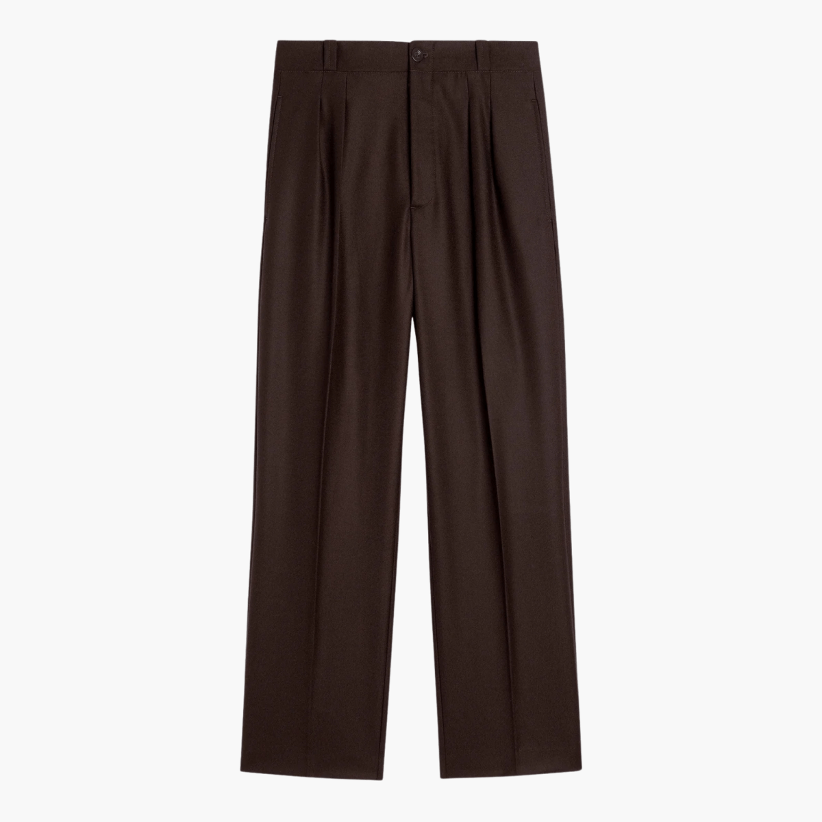 Détail French Military Pants Marron Foncé – boutique homme Rennes – Aura Store