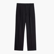 French Military Pants Noir vue de face – vêtements homme Rennes