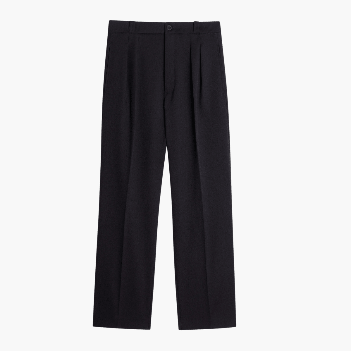 French Military Pants Noir vue de face – vêtements homme Rennes