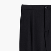 French Military Pants Noir gabardine laine – vêtements homme Rennes – Aura Store Rennes