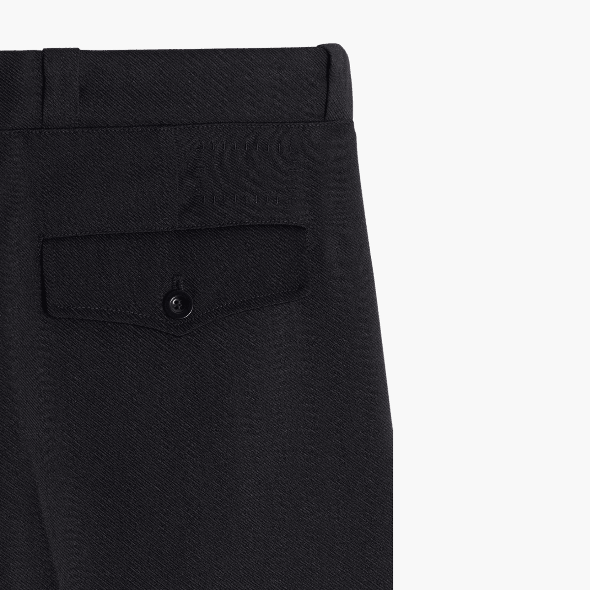 FRENCH MILITARY PANTS - Noir MUSEUM GARMENTS