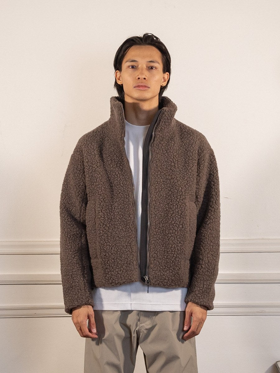 Deep Pile Fleece Jacket - MOREL - Goldwin - vue de face portée