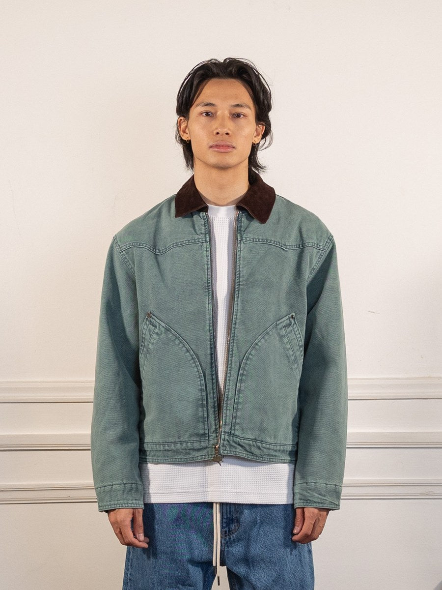 Everyday Quartier Green Jacket - Goodies Sportive - vue de face portée