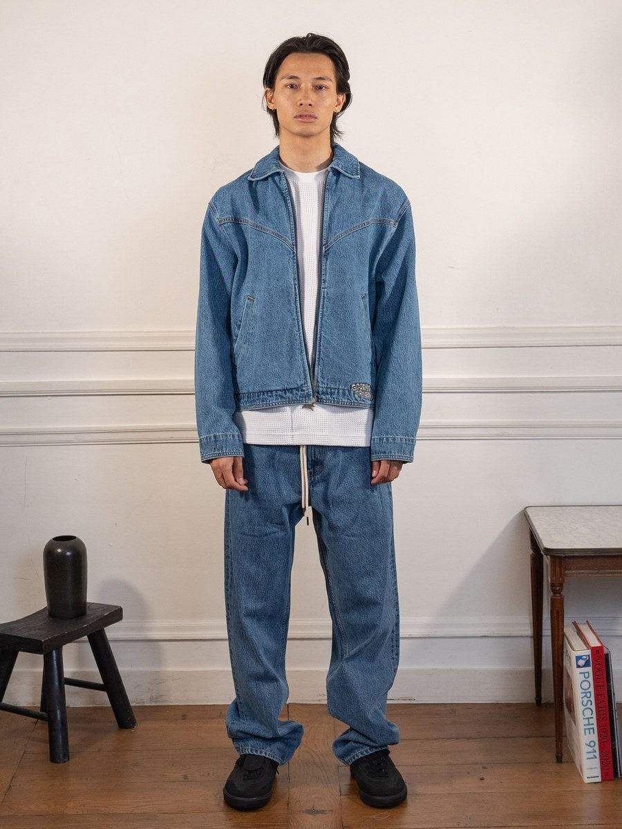 Legacy Indigo Jacket - Goodies Sportive - vue portée en pied