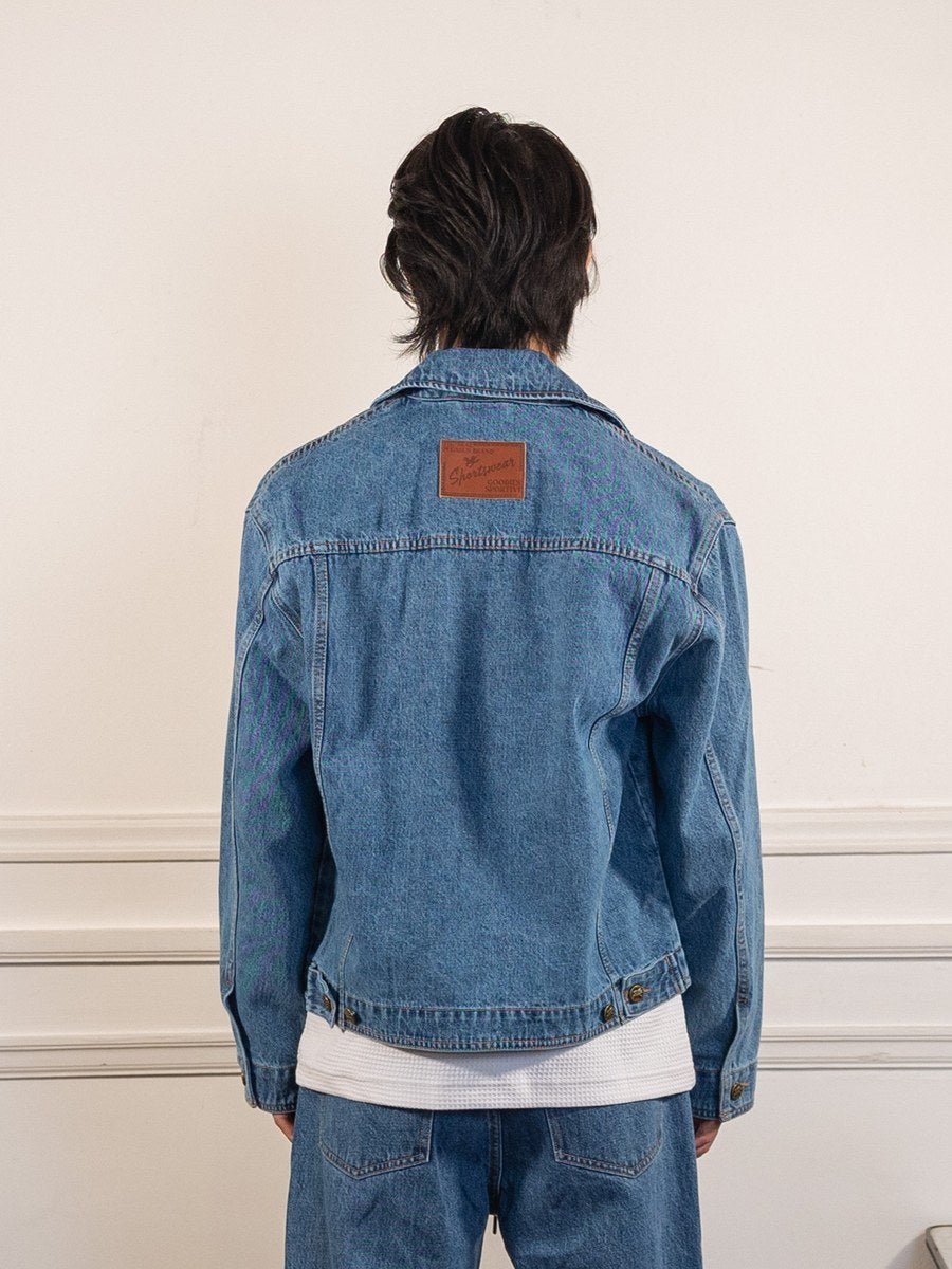 Legacy Indigo Jacket - Goodies Sportive - vue de dos portée
