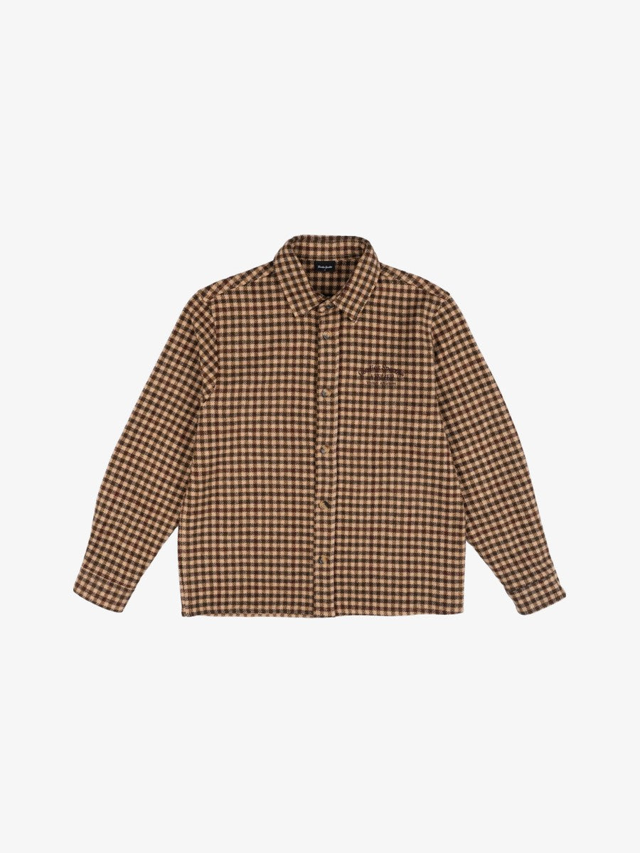 Goodies Sportive Hunter Checks Brown Shirt vue de face