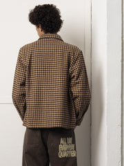 Goodies Sportive Hunter Checks Brown Shirt porté de dos
