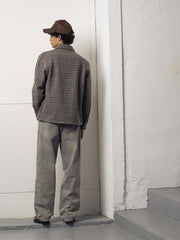 Goodies Sportive Hunter Checks Grey Shirt porté de dos