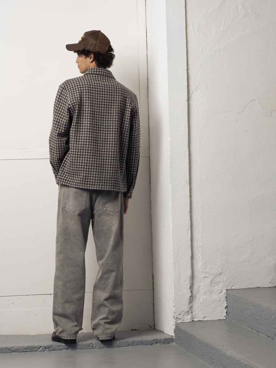 Goodies Sportive Hunter Checks Grey Shirt porté de dos
