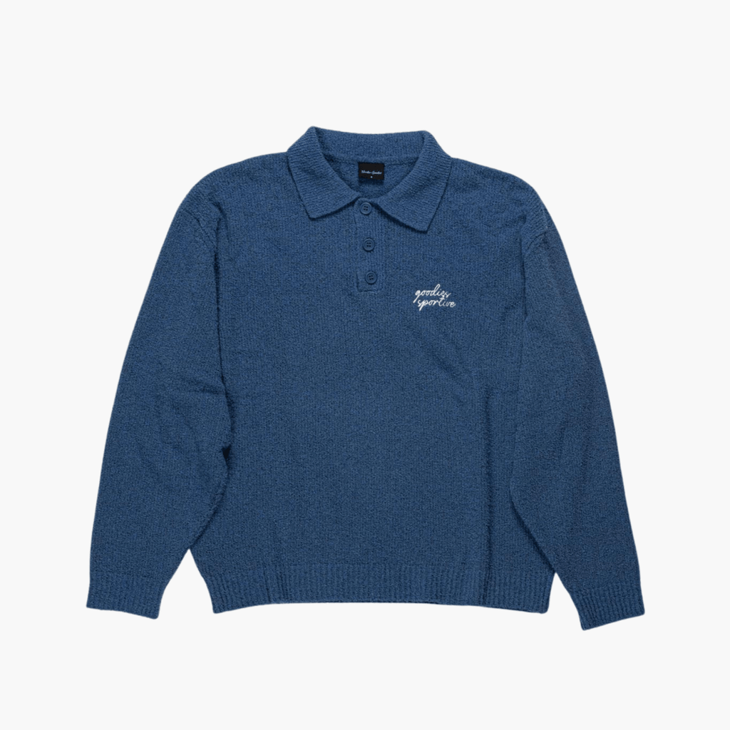 Polo manches longues Blue Cactus Goodies Sportives – boutique mode Rennes