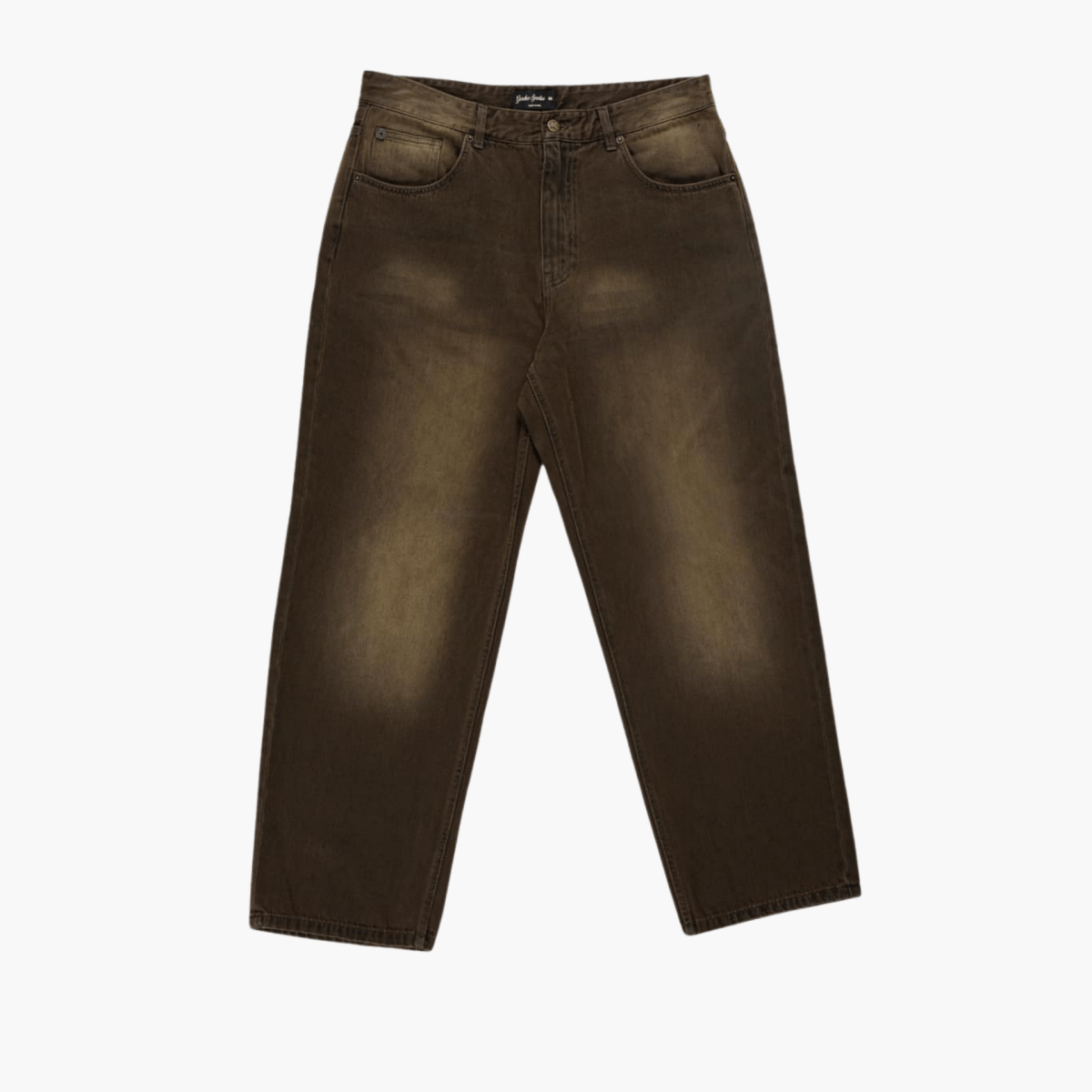 Tobacco Wide Leg Pants vue de face – vêtements homme Rennes