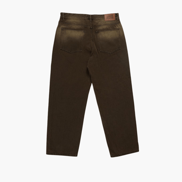 Tobacco Wide Leg Pants vue de dos – Aura Store Rennes