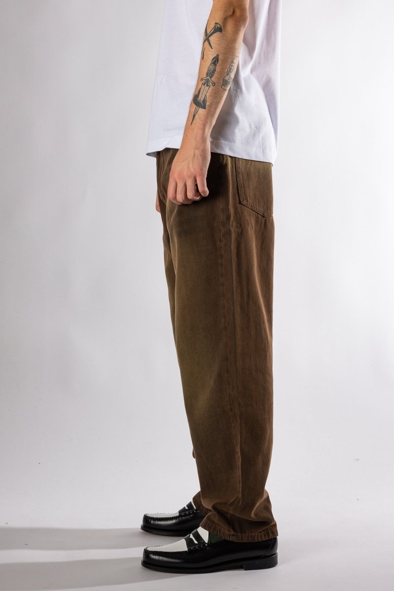 TOBACCO WIDE LEG PANTS Goodies sportive