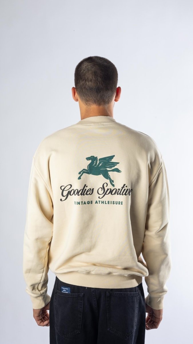 550G Premium Hummus Crewneck vue de dos – Aura Store Rennes