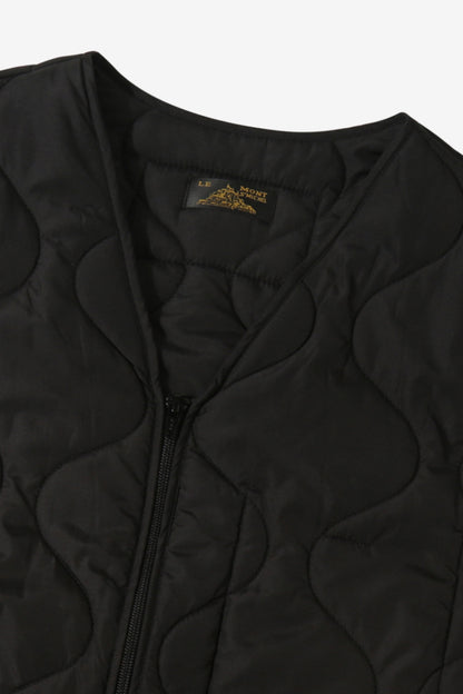 VINIS - SLEEVELESS JACKET BLACK - Aura