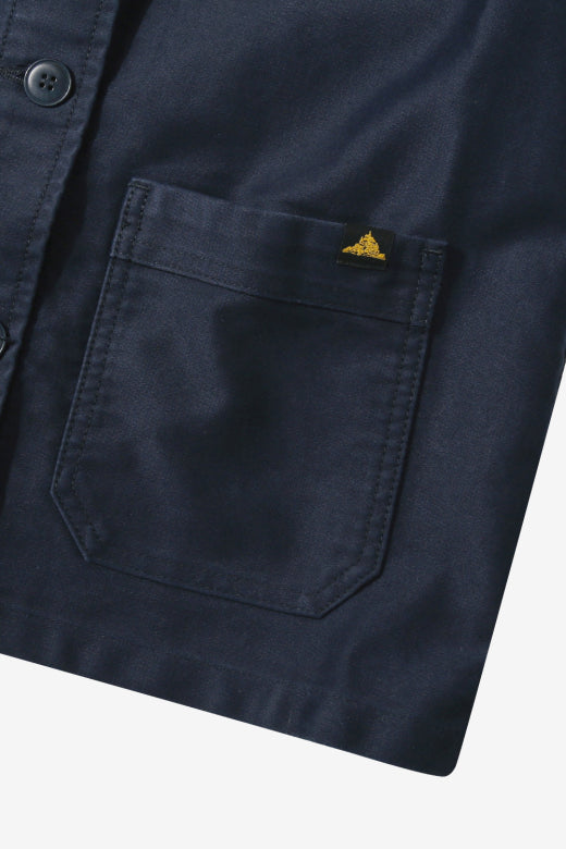 MOLESKIN WORK JACKET NAVY - Aura