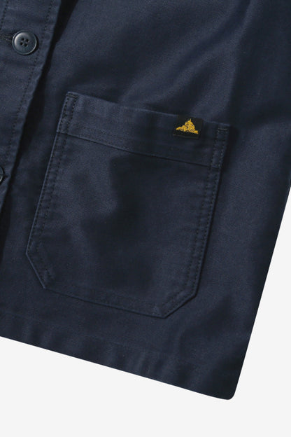 MOLESKIN WORK JACKET NAVY - Aura