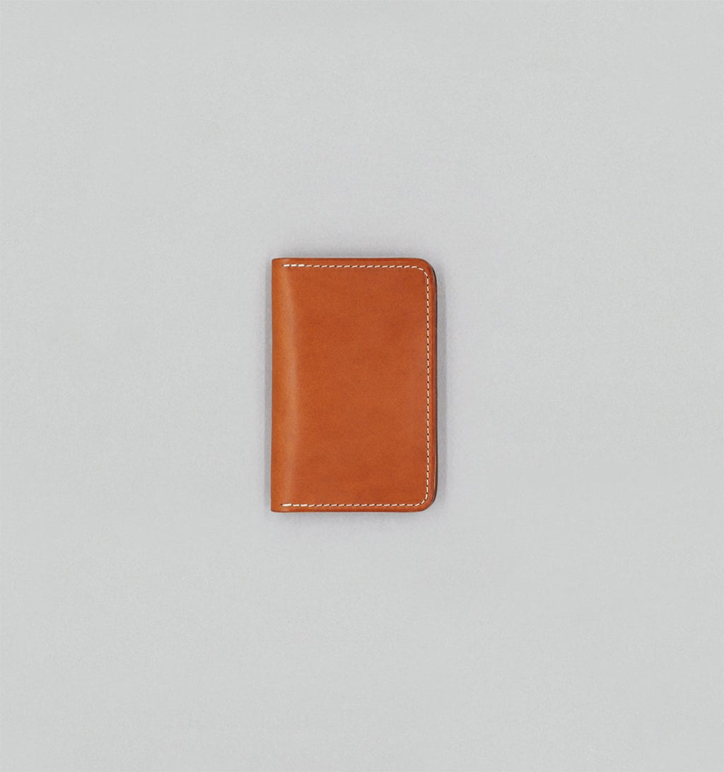 porte-cartes livre - veau végétal whisky Laperruque