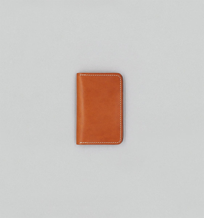 porte-cartes livre - veau végétal whisky Laperruque