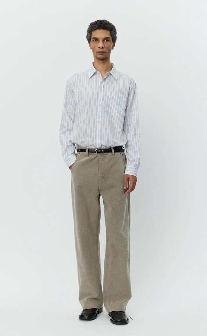 STRAIGHT CUT JEANS - Brushed Mudstone MFPEN
