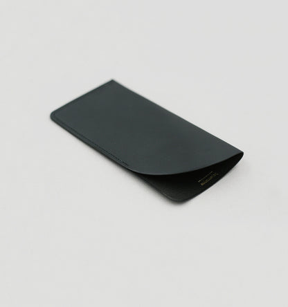 Glasses Pouch Black Baranil Calf Leather - Aura