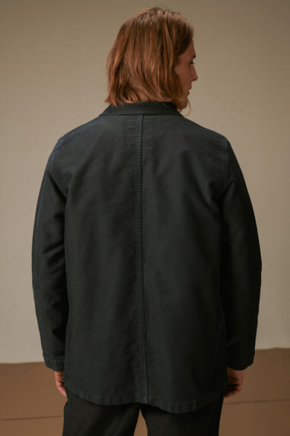 MOLESKIN VINTAGE WASHED WORK BLACK - Aura