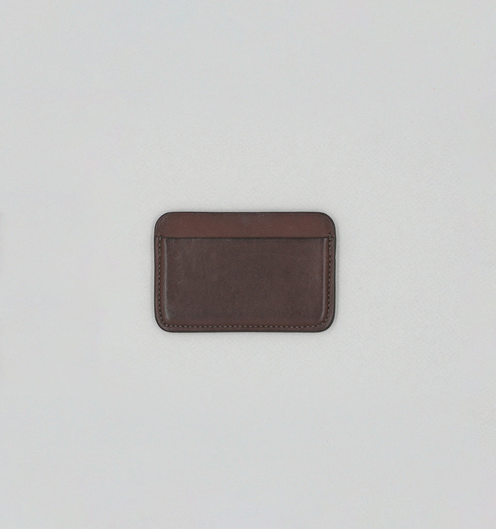 Cardholder Chocolate Baranil Calf Leather - Aura