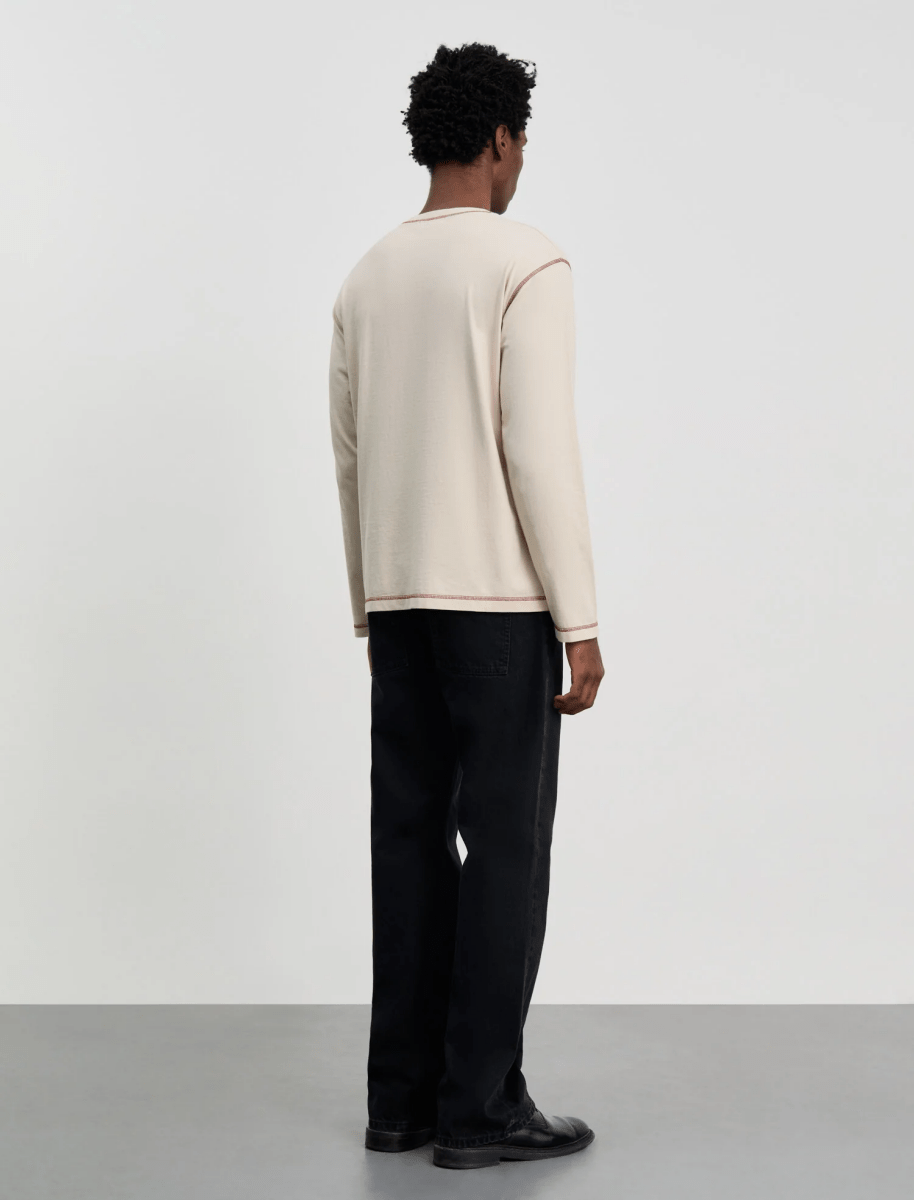 ANOTHER T-SHIRT 3.0, GREY/BURNT RED Another Aspect