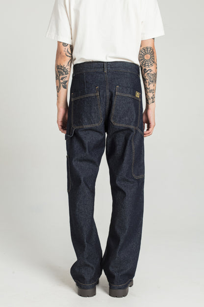 PAGEAS - DENIM CARPENTER PANTS - Aura