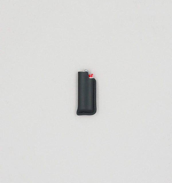 étui à briquet veau à double tannage noir