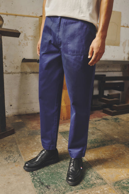 PASCAL - GABARDINE WORK PANT - Aura
