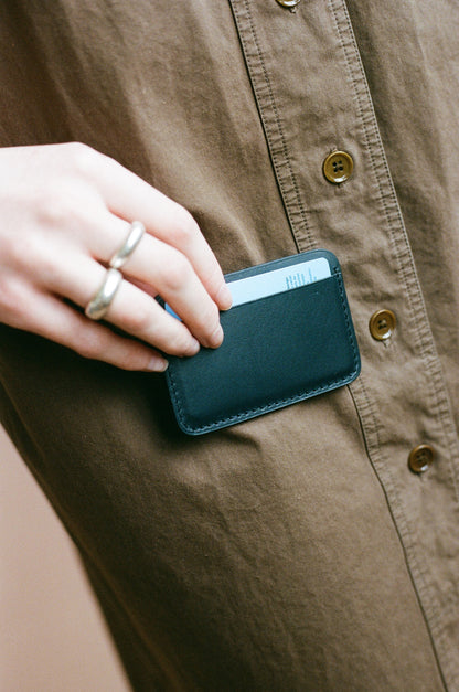 Cardholder Black Baranil Calf Leather - Aura