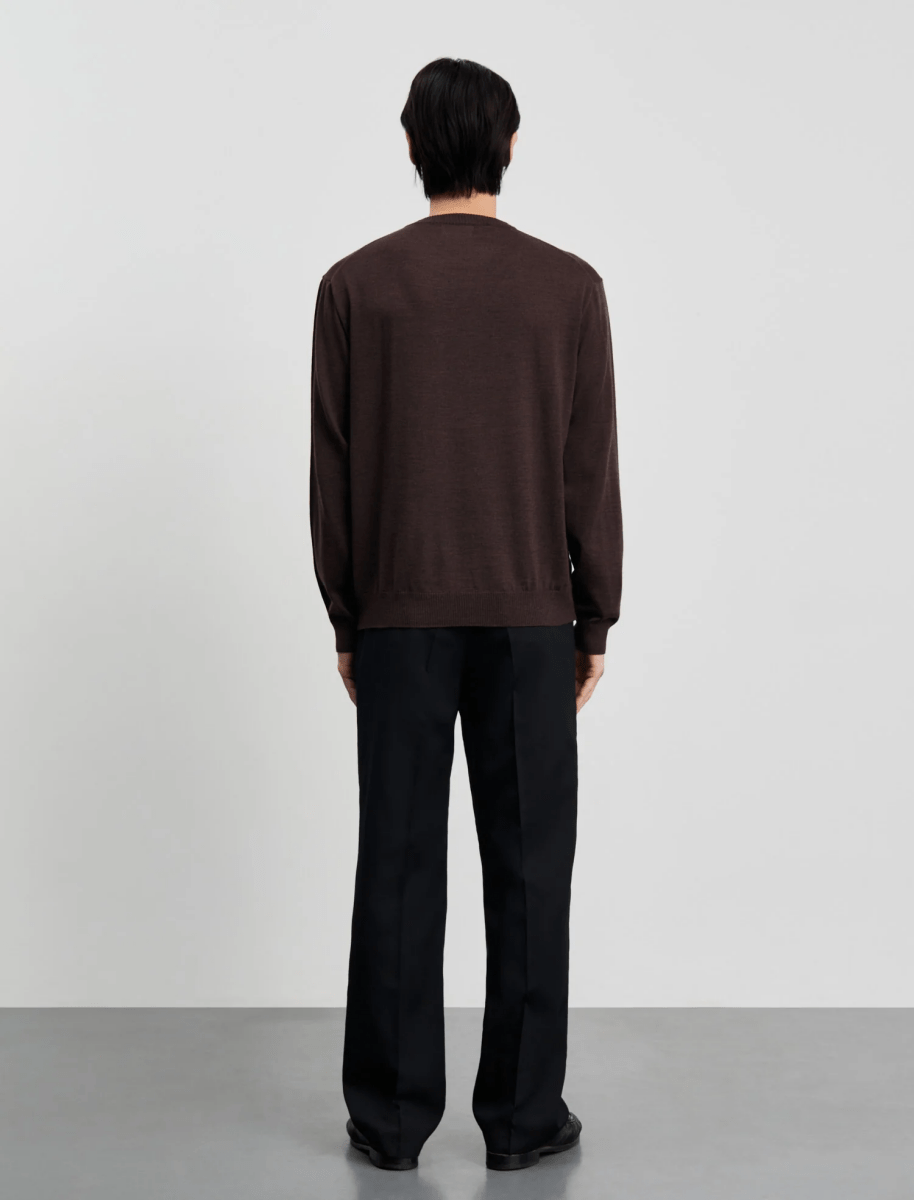 ANOTHER SWEATER 5.0, BROWN MELANGE Another Aspect