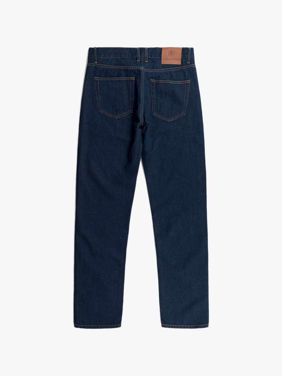 Jeans DN.20 Coupe Droite - Bleu Un Lavage - Ateliers de Nîmes - Aura Store - vue 2